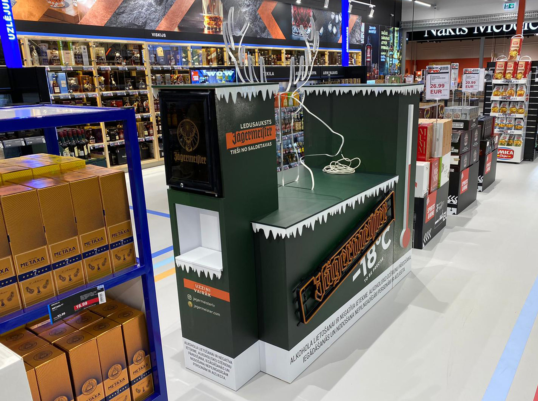 Free Standing Promo Display PMTM Jagermeister