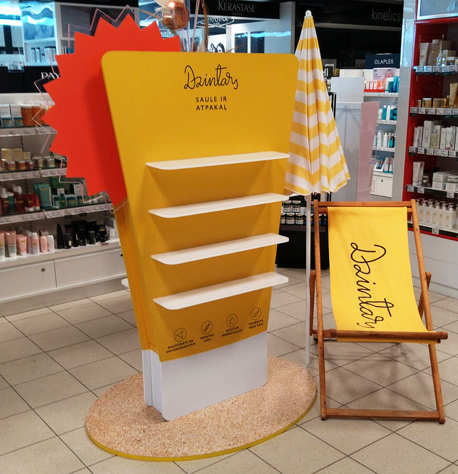 Free Standing Promo Stand PMTM Dzintars